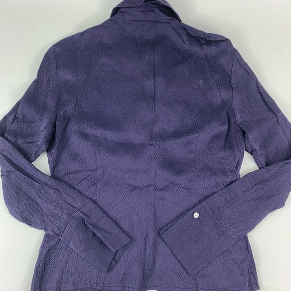 Talbots Petites Women Pure Silk Button Up Size 4 - Picture 7 of 7